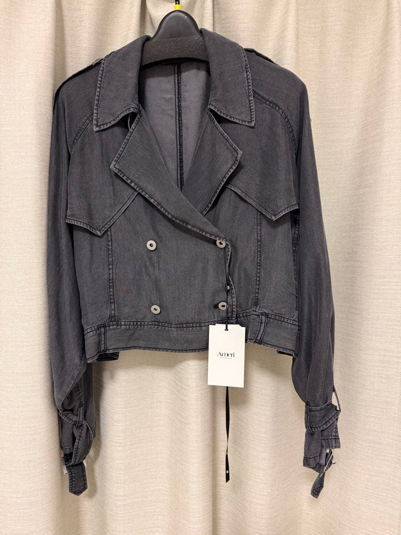 ジャケット・アウター TENCEL DENIM SHORT TRENCH COAT
