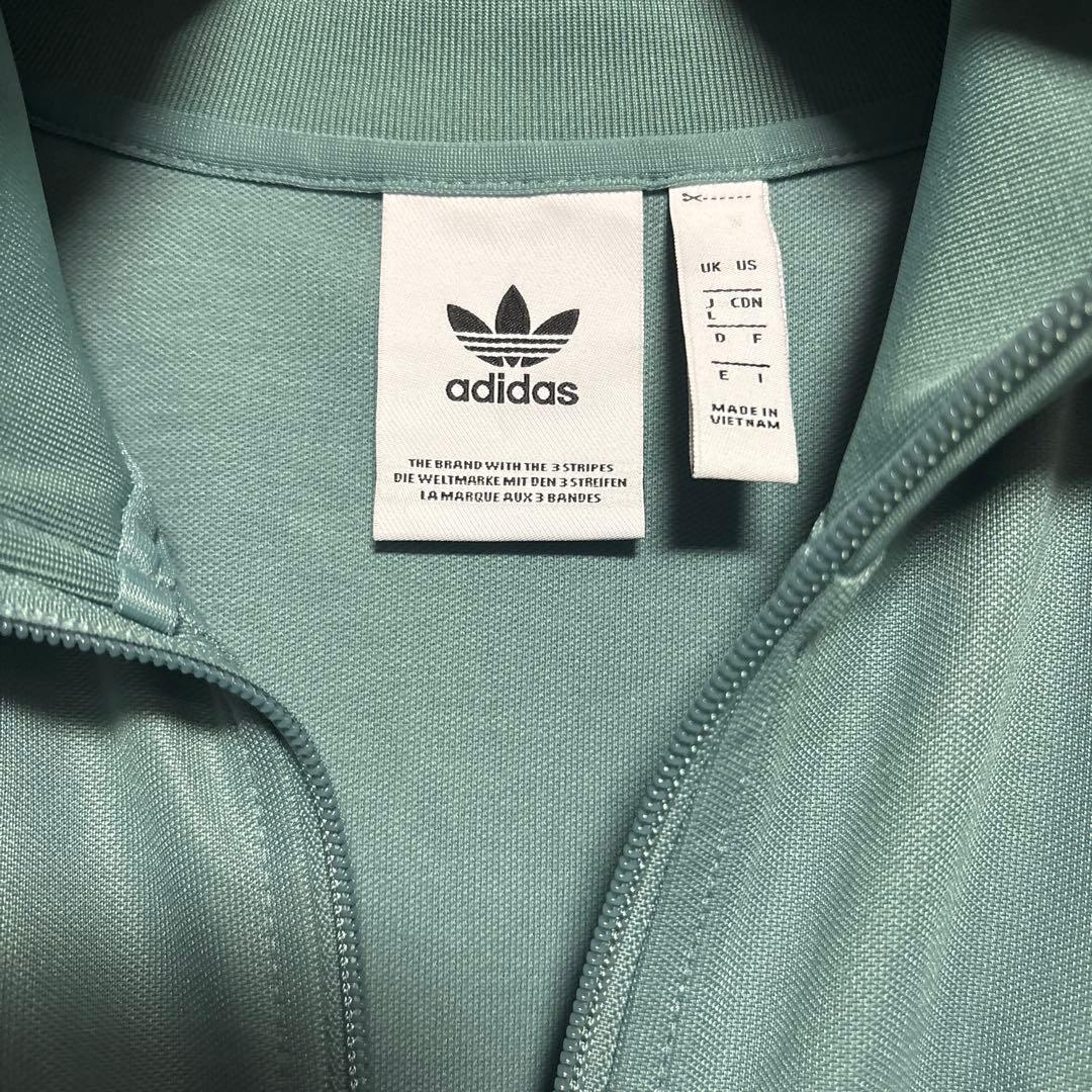 adidas originals ジャージ グリーン くすみ　ベッケンバウアー