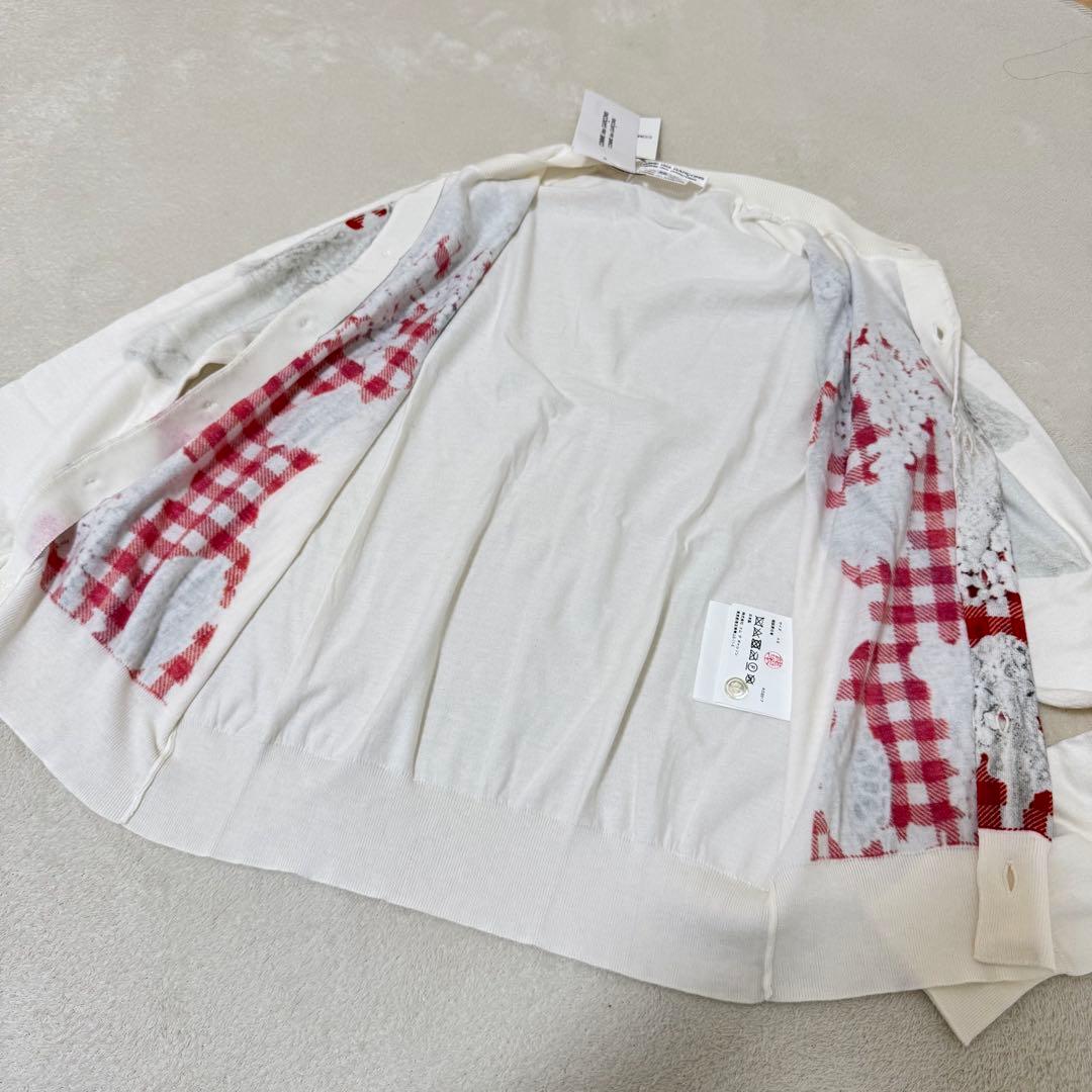 新品・タグ付き✨コムデギャルソン　カーディガン　ホワイト　XSサイズ