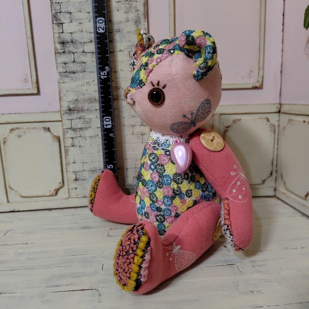 ミナペルホネン＊ハンドメイド＊ぬいぐるみ＊テディベア＊86