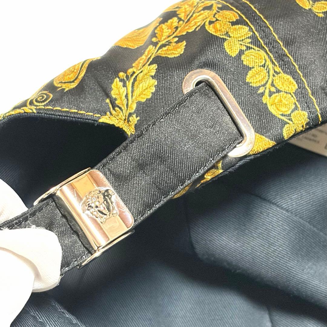VERSACE キャップ メドゥーサ バロック調 ブラック RFID 美品