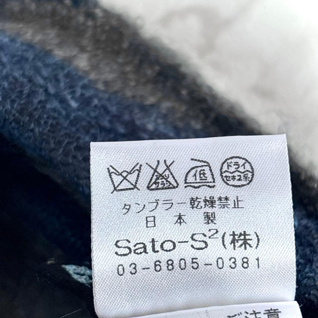 美品✨M.&KYOKO　シアー　羽織　ポンチョカーデ　モヘア　絹　アルパカ