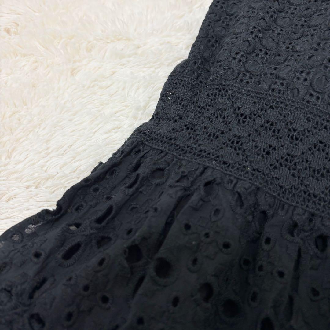 美品✨24SS✨イエナ　定価2.2万　コットンレースティアードスカート