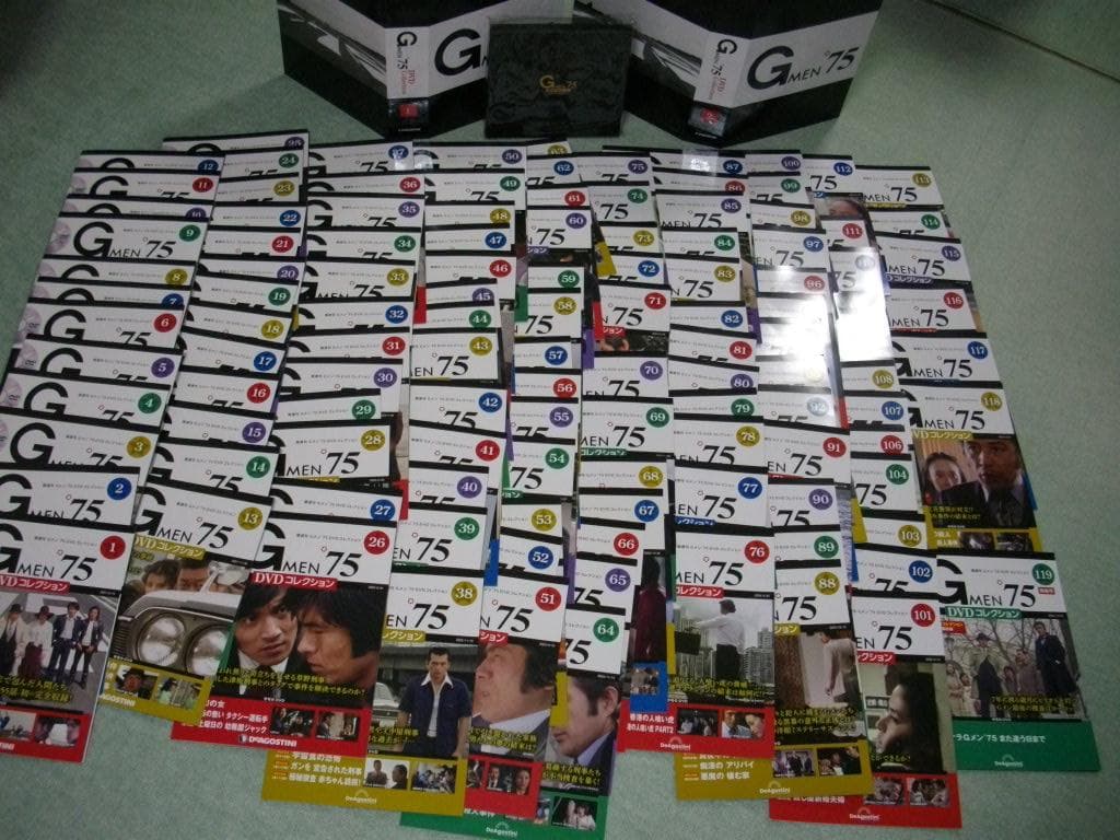 【Ｇメン'75 DVD全巻】 DVD全巻、マガジン全巻、バインダー2冊、他