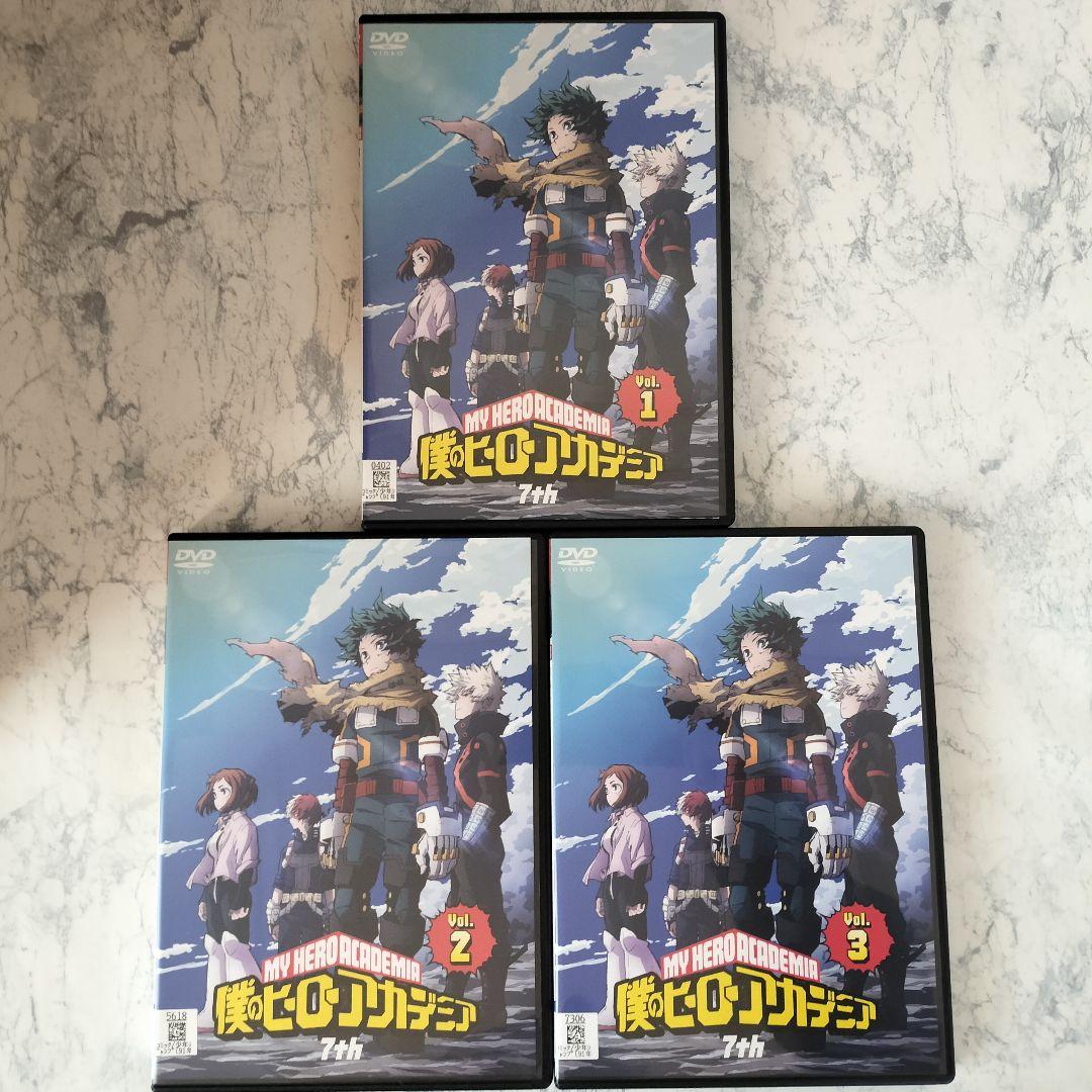 DVD　僕のヒーローアカデミ1期〜7期、劇場版　計43巻　不織布ケース