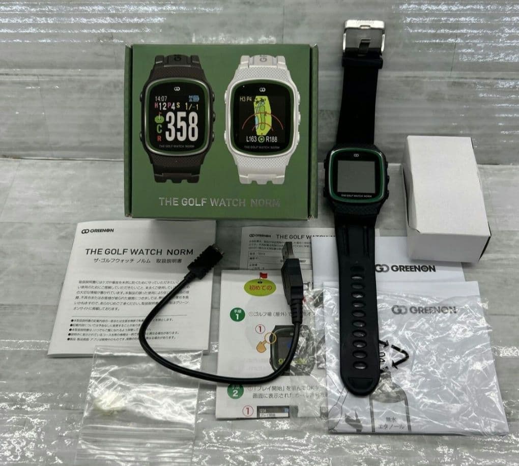 ゴルフナビゲーションウォッチ「THE GOLF WATCH NORM」 動作確認