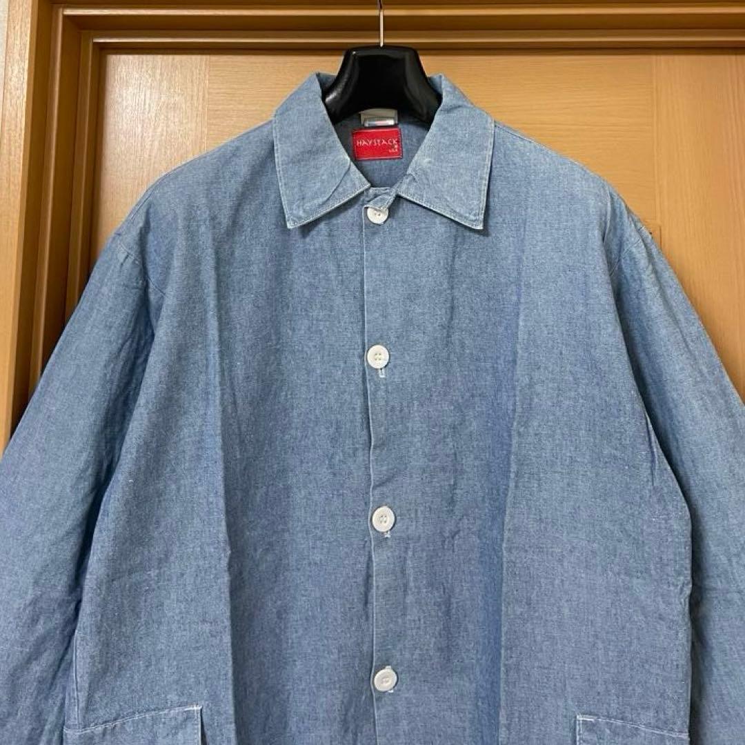USA製 HAYSTACK シャンブレー カバーオール ジャケット