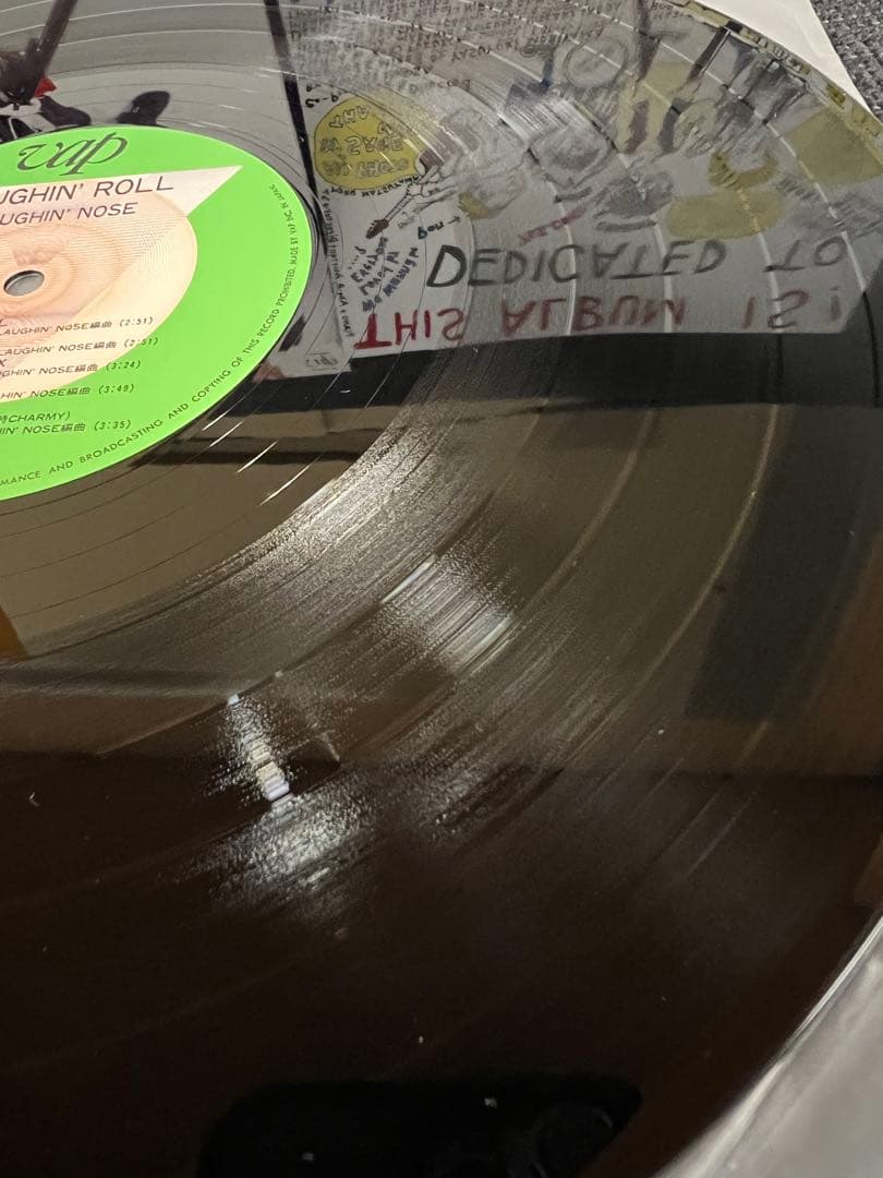 1986年 ラフィンノーズ LAUGHIN’ ROLL 美盤 LP VAP盤
