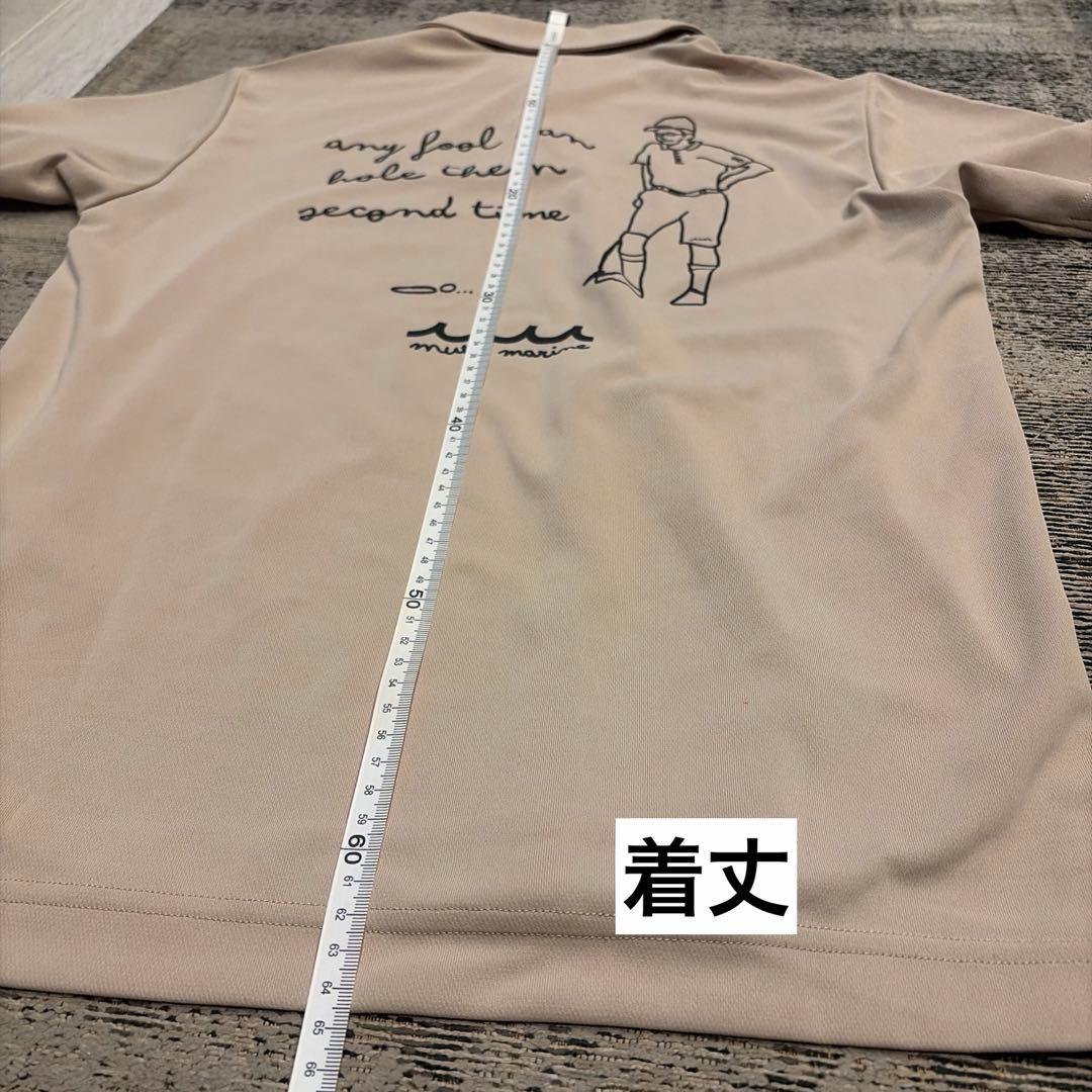 【muta marine】ポロシャツ　ベージュ