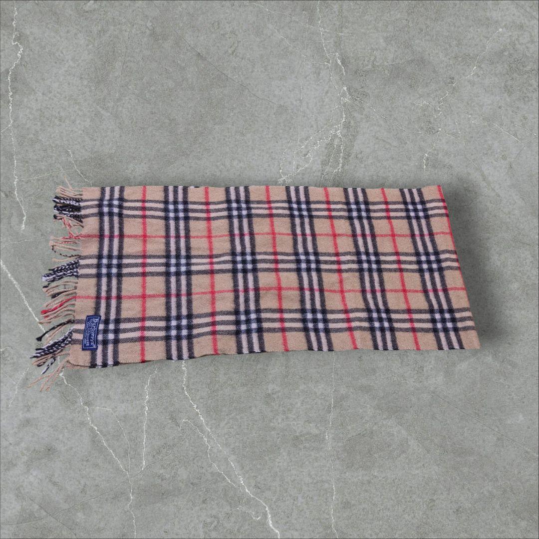 BURBERRY バーバリー カシミヤ100% ノバチェック マフラー ベージュ