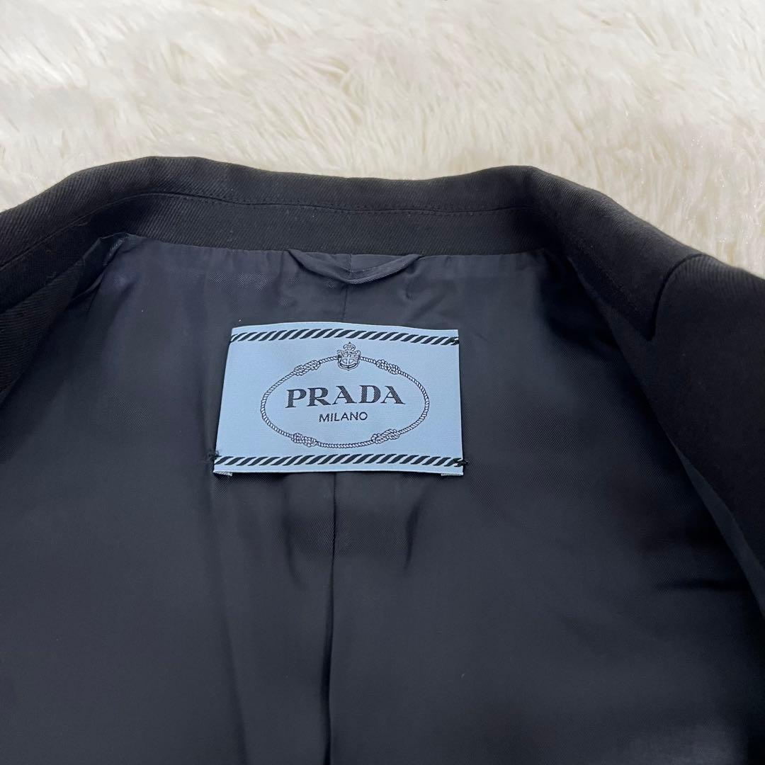 良品✨PRADA プラダ✨テーラードジャケット 黒 サイズ40 イタリア製
