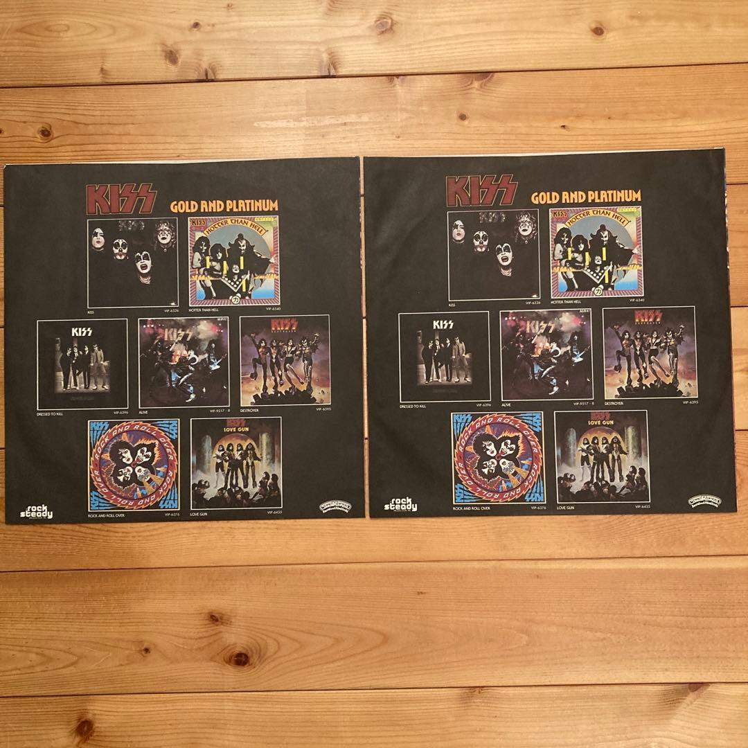KISS ALIVE II 初回obi tatoo sticker 美品 NM