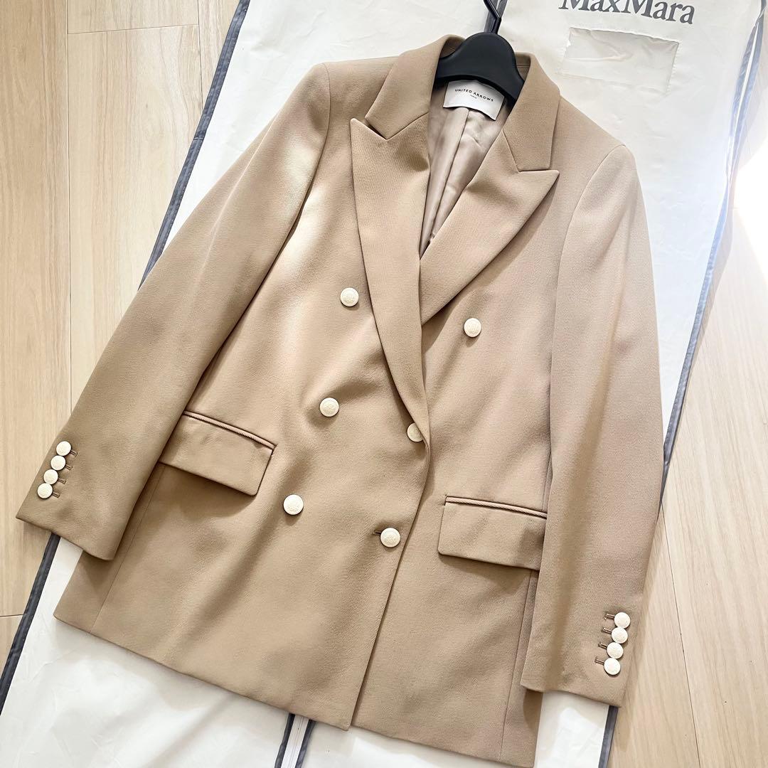 UNITED ARROWS 極美品 ダブルブレストジャケット 34