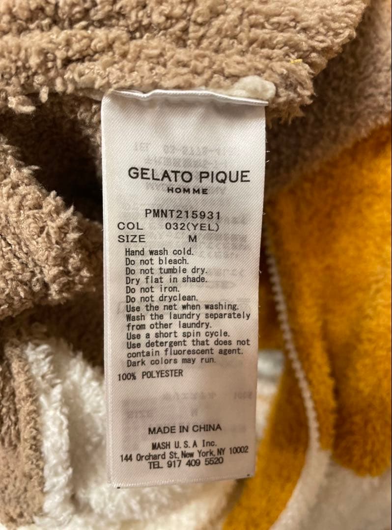 新品 GELATO PIQUE ルームウェアセットアップ M