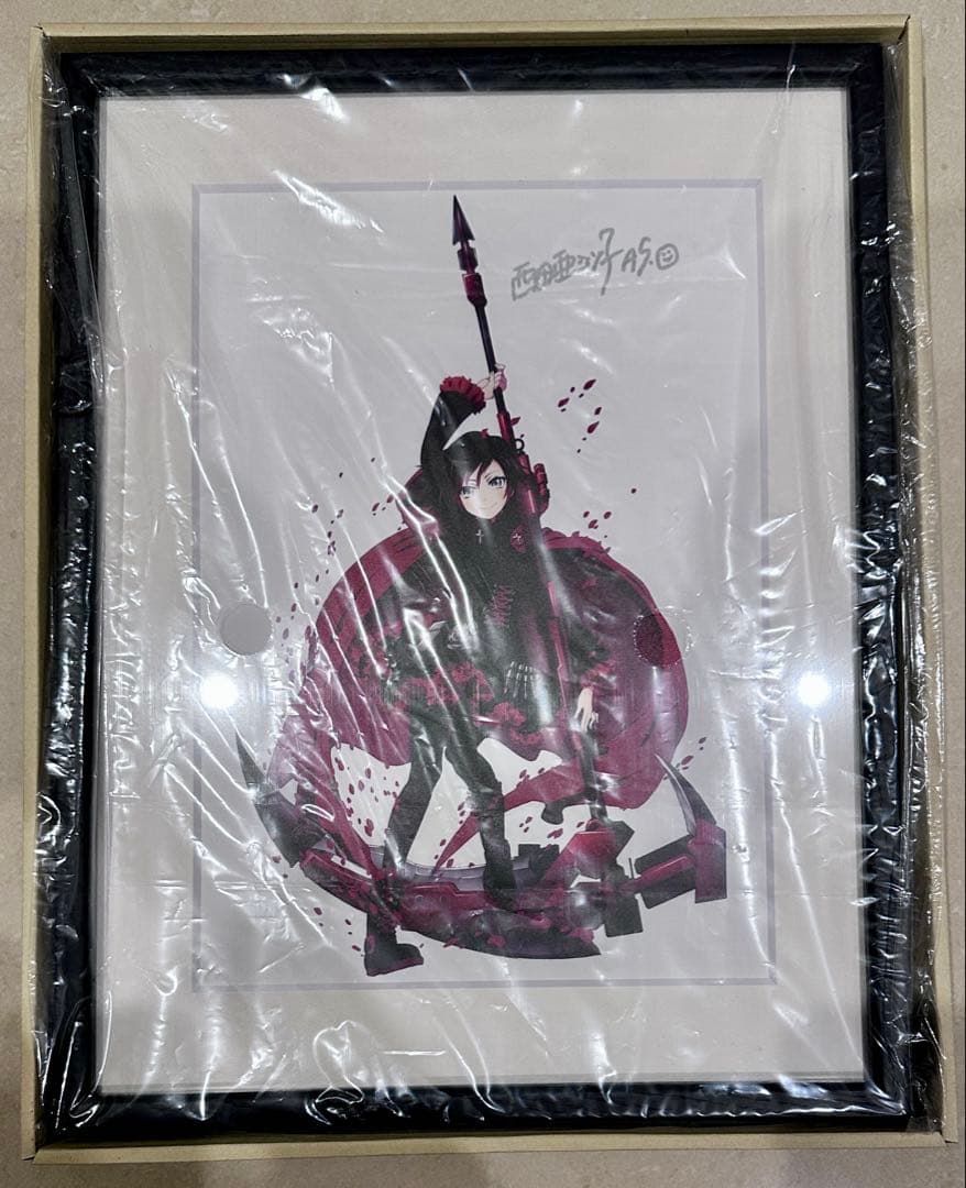 RWBY 西田亜沙子 直筆サイン入り額装 高精細出力原画