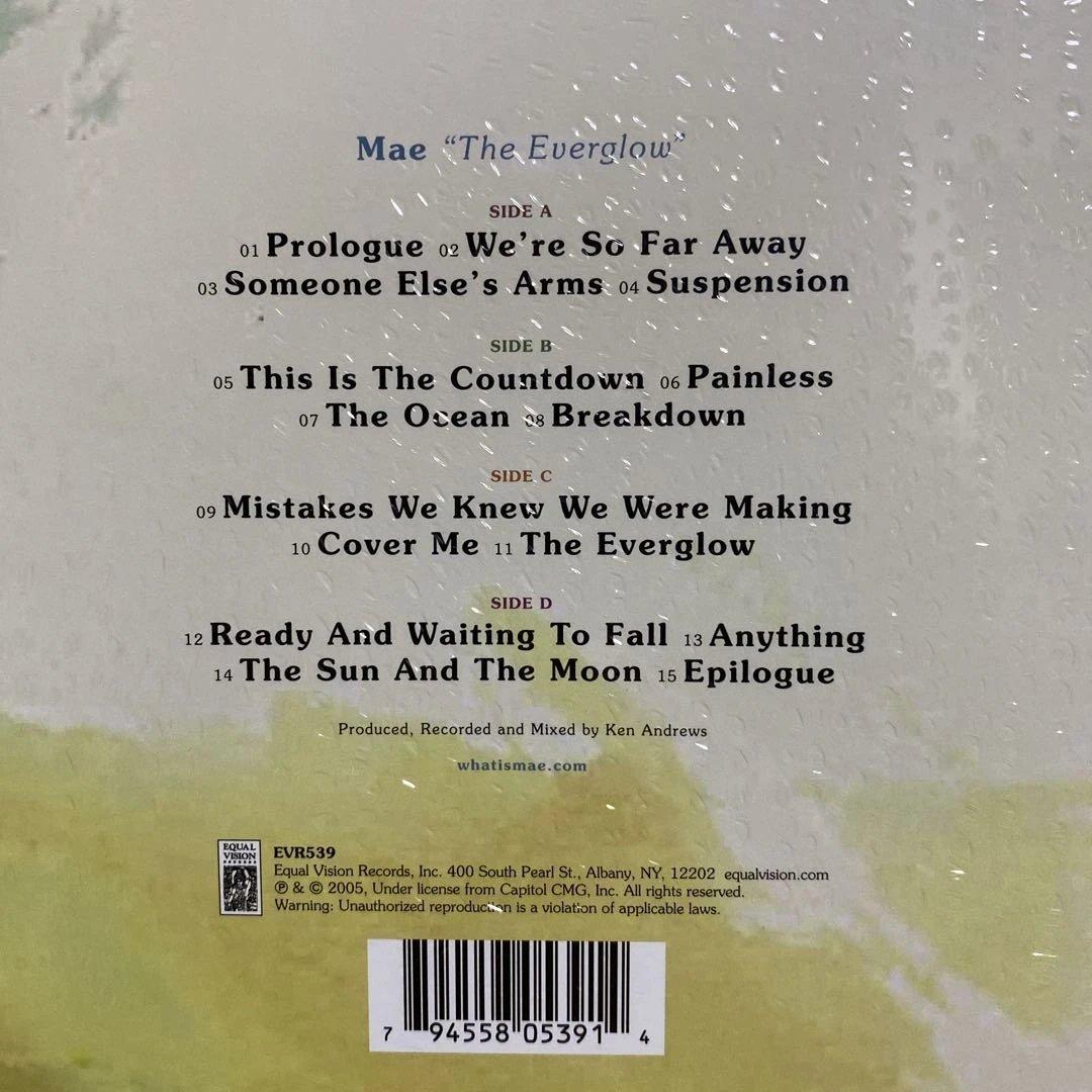 MAE The Everglow LP レコード　20周年　限定盤