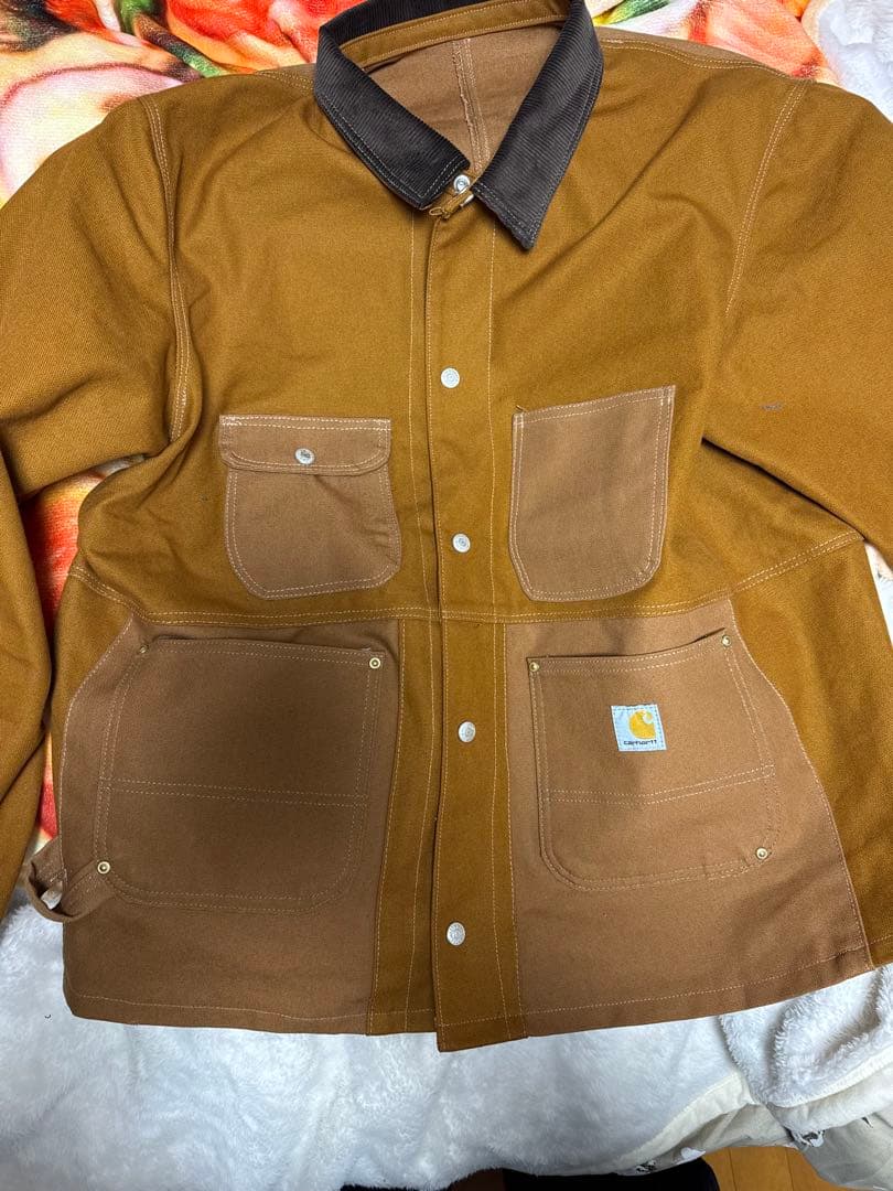 未着用　Carhartt ブラウン カバーオール　コラボ
