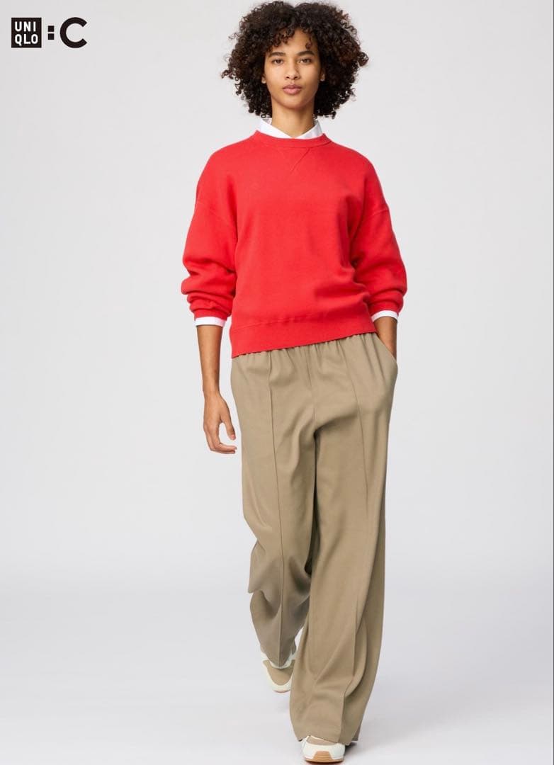 【新品】UNIQLO C テーラードジャケット&イージーワイドパンツセットアップ