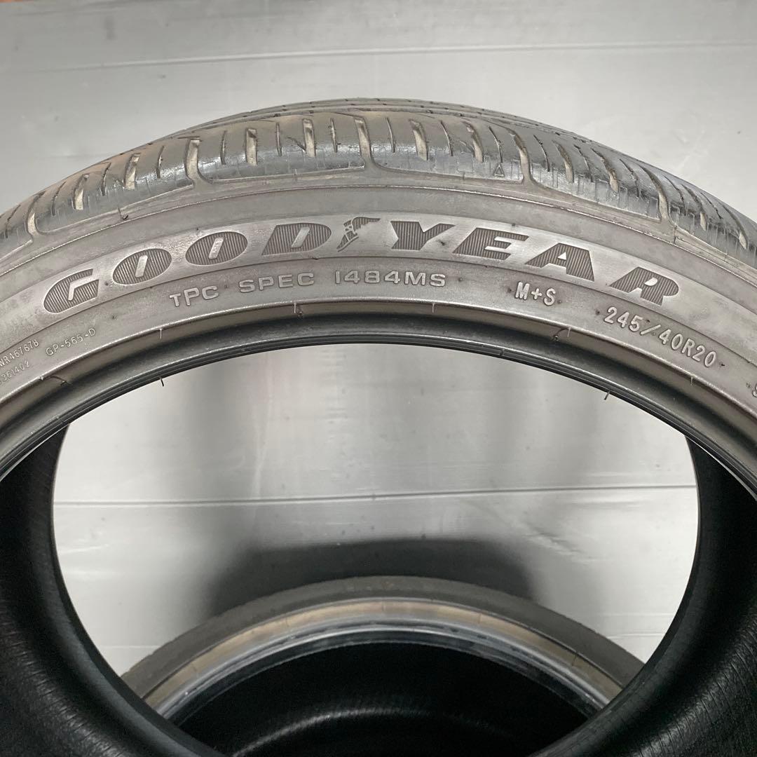 中古溝ありグッドイヤーイーグルF1タイヤ2本セット245/40R20