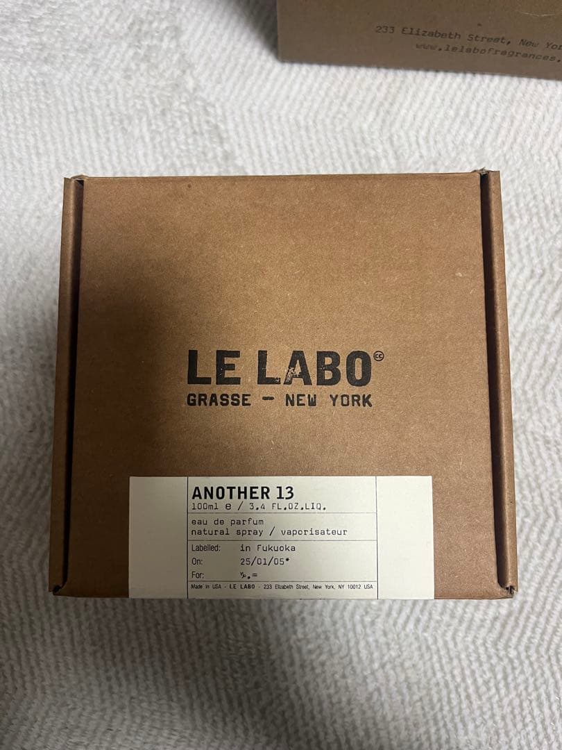 【100ml】ル ラボ アナザー 13 LE LABO ANOTHER 13