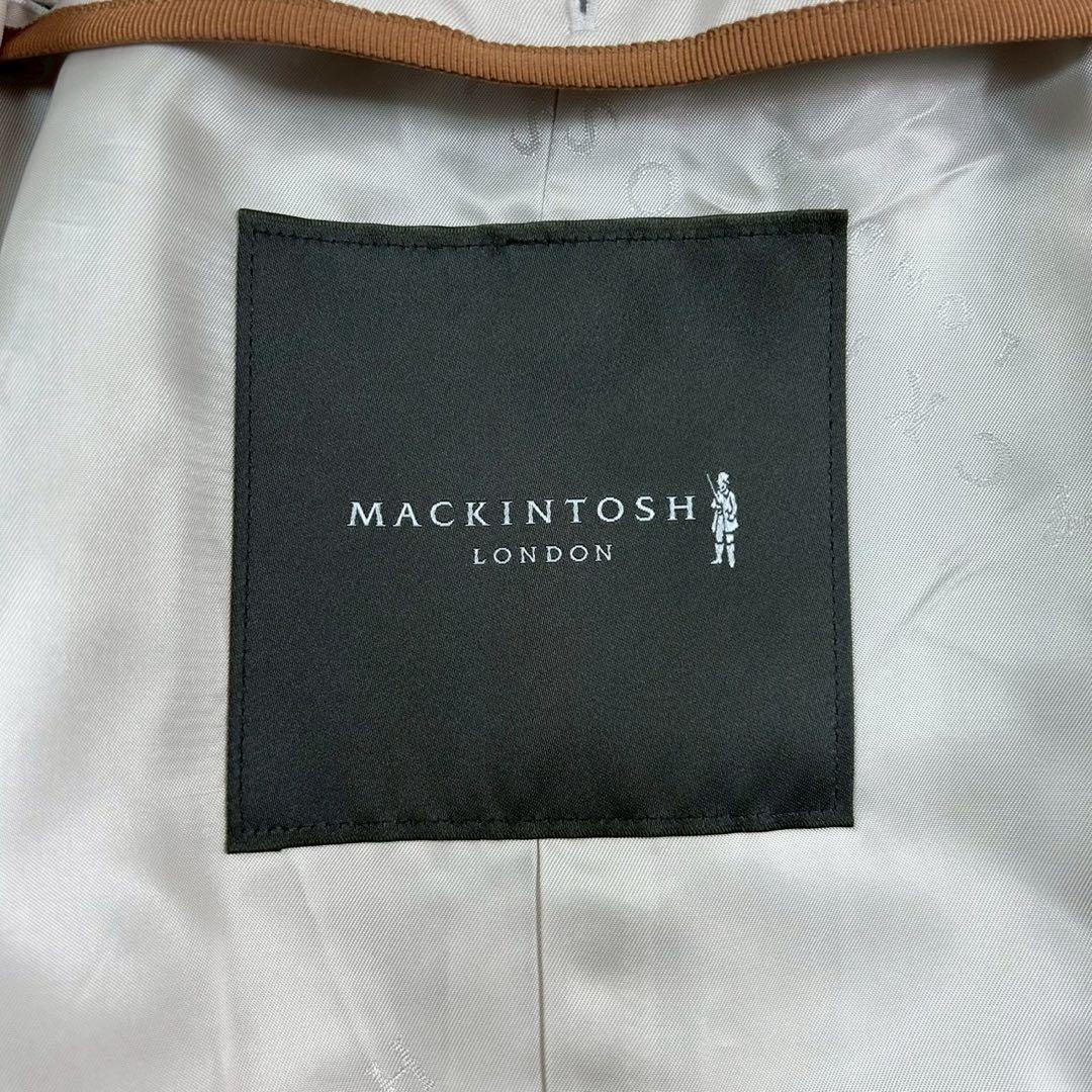美品　マッキントッシュロンドン　トレンチコート　チェック　レディース　38