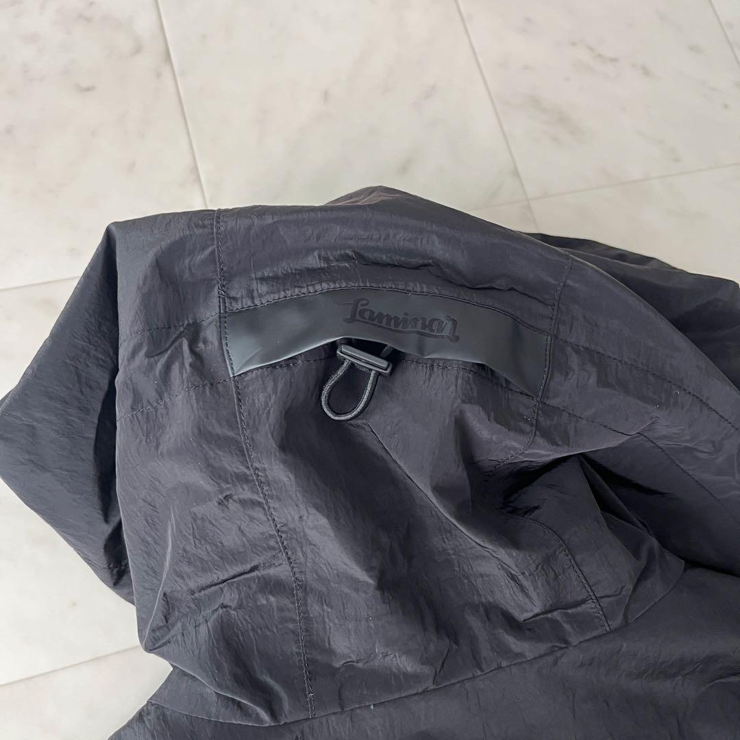 美品 HERNO Laminar ウォータープルーフ ブルゾン フード L 黒