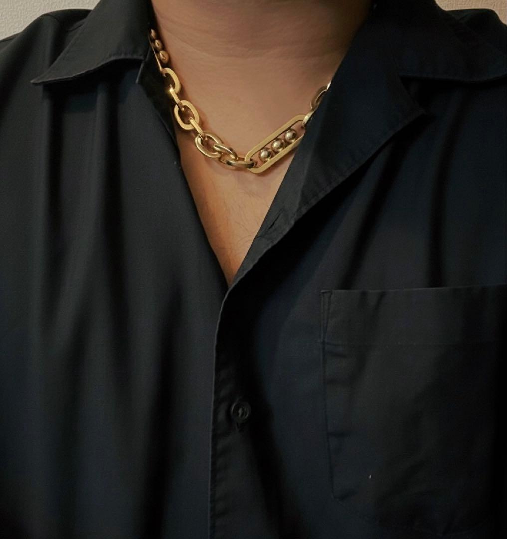 【希少/即発送】PRADA Chain Necklace ゴールド 50 cm