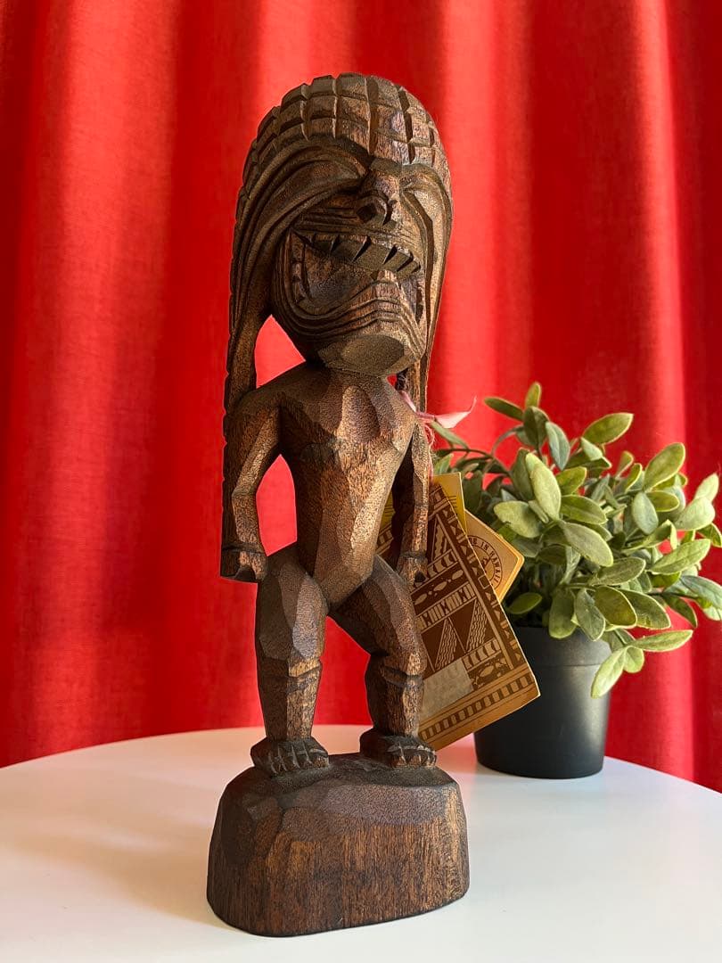ヴィンテージ　TIKI 戦いの神様　クー　ハワイ　シリアルナンバー付き　希少