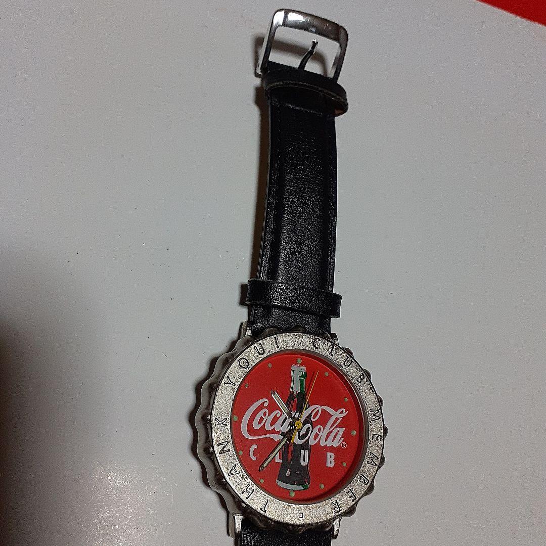 珍品　コカ・コーラクラブ腕時計　アンティーク稼働いたします