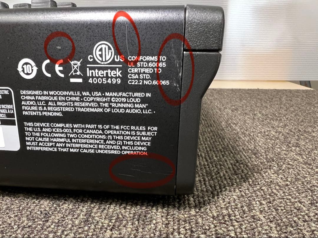 【使用頻度少・ワンオーナー】MACKIE ProFX12v3 アナログミキサー