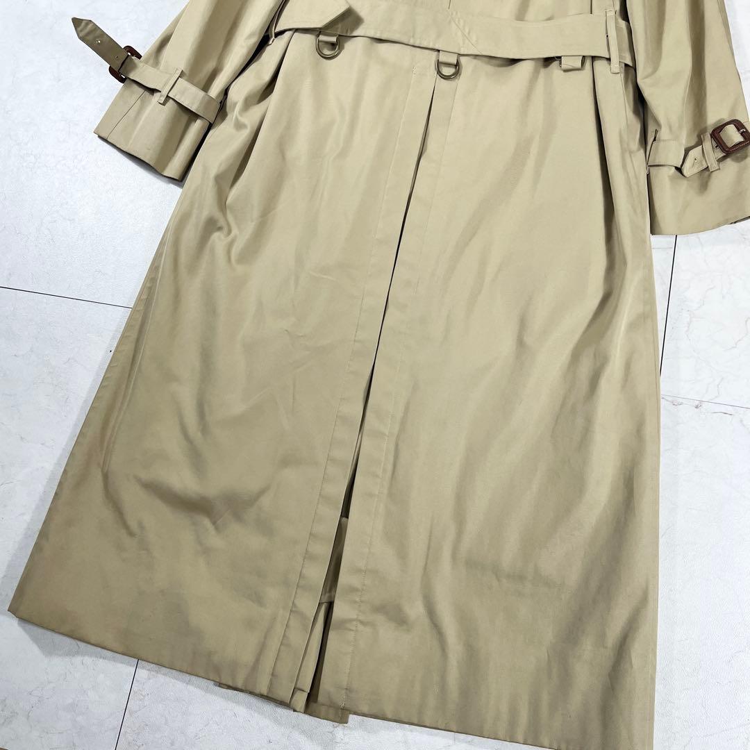✨美品 バーバリーズ ダブルトレンチコート ロング 付属品完備 レザー
