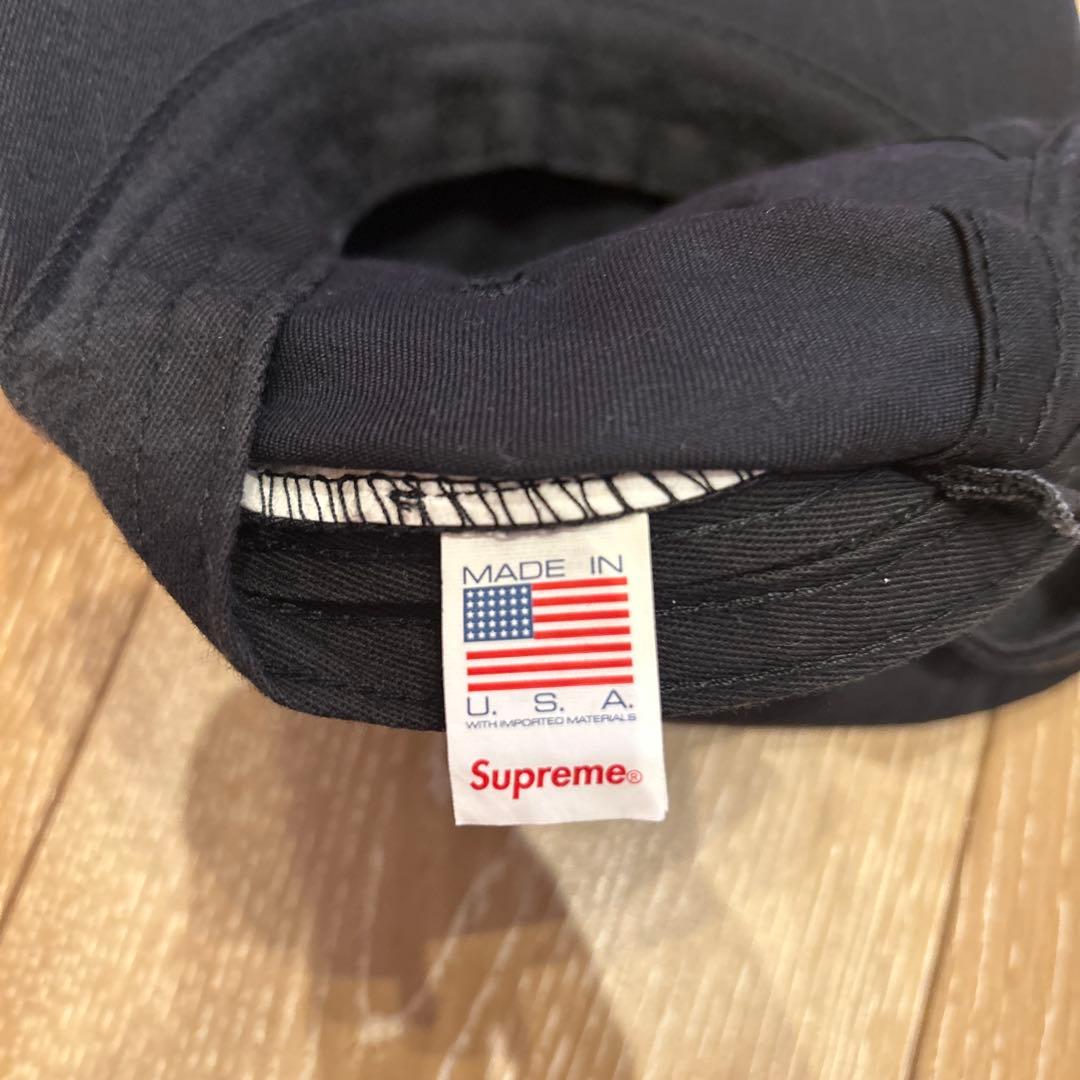 Supreme camp cap 24ss ブラック