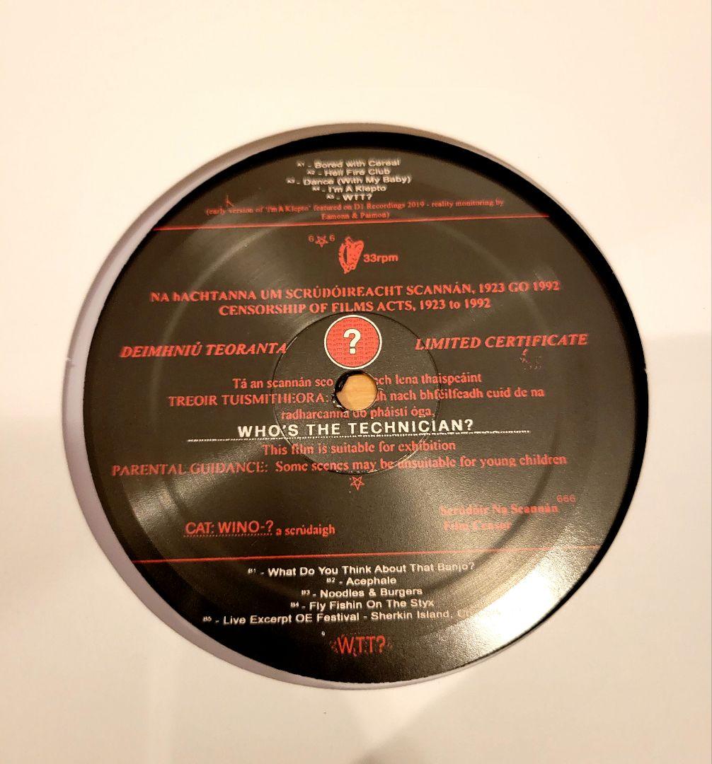 WINO-E　Who's The Technician? 一般流通なし LP