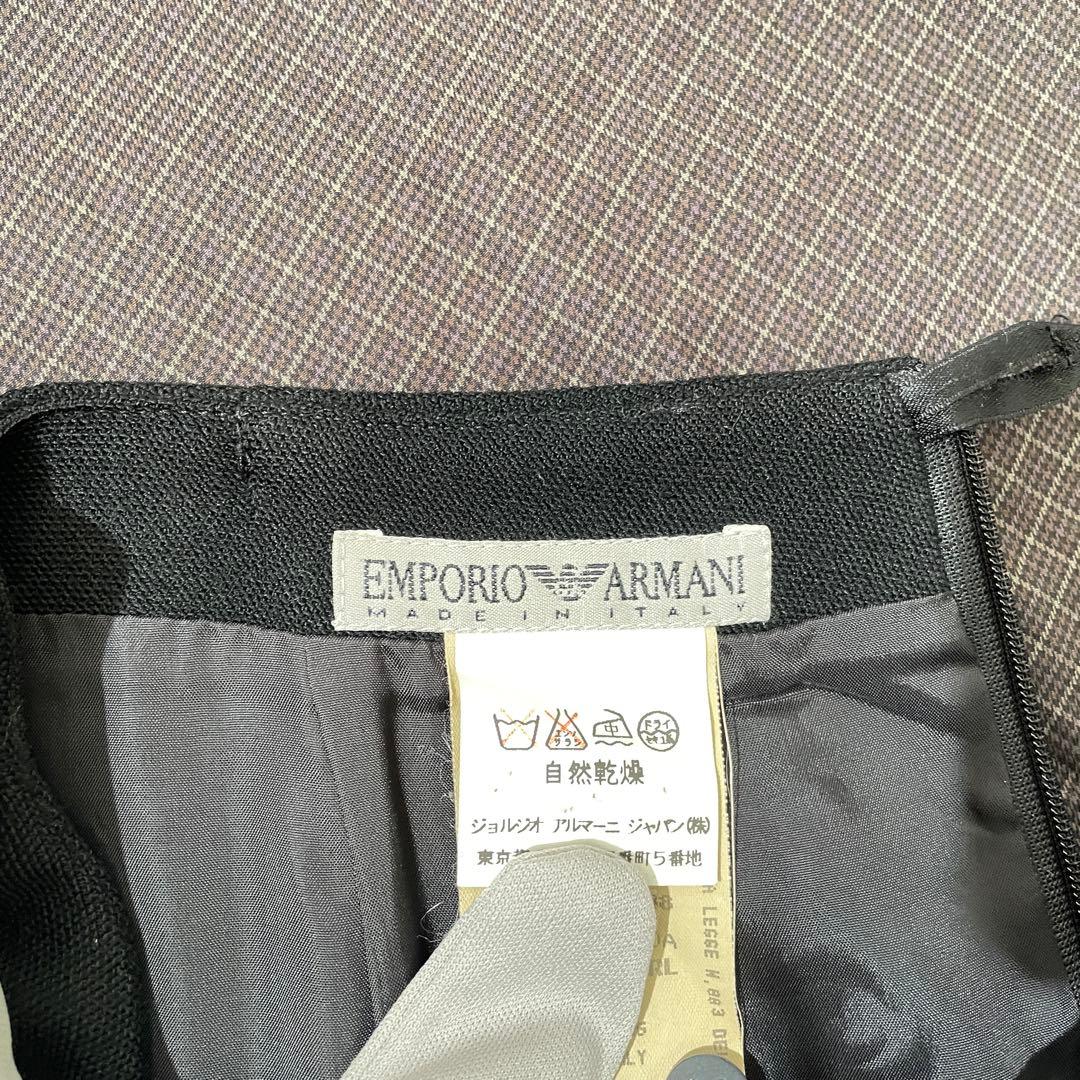 【美品】EMPORIO ARMANI/エンポリオアルマーニ/38/黒/フリンジ