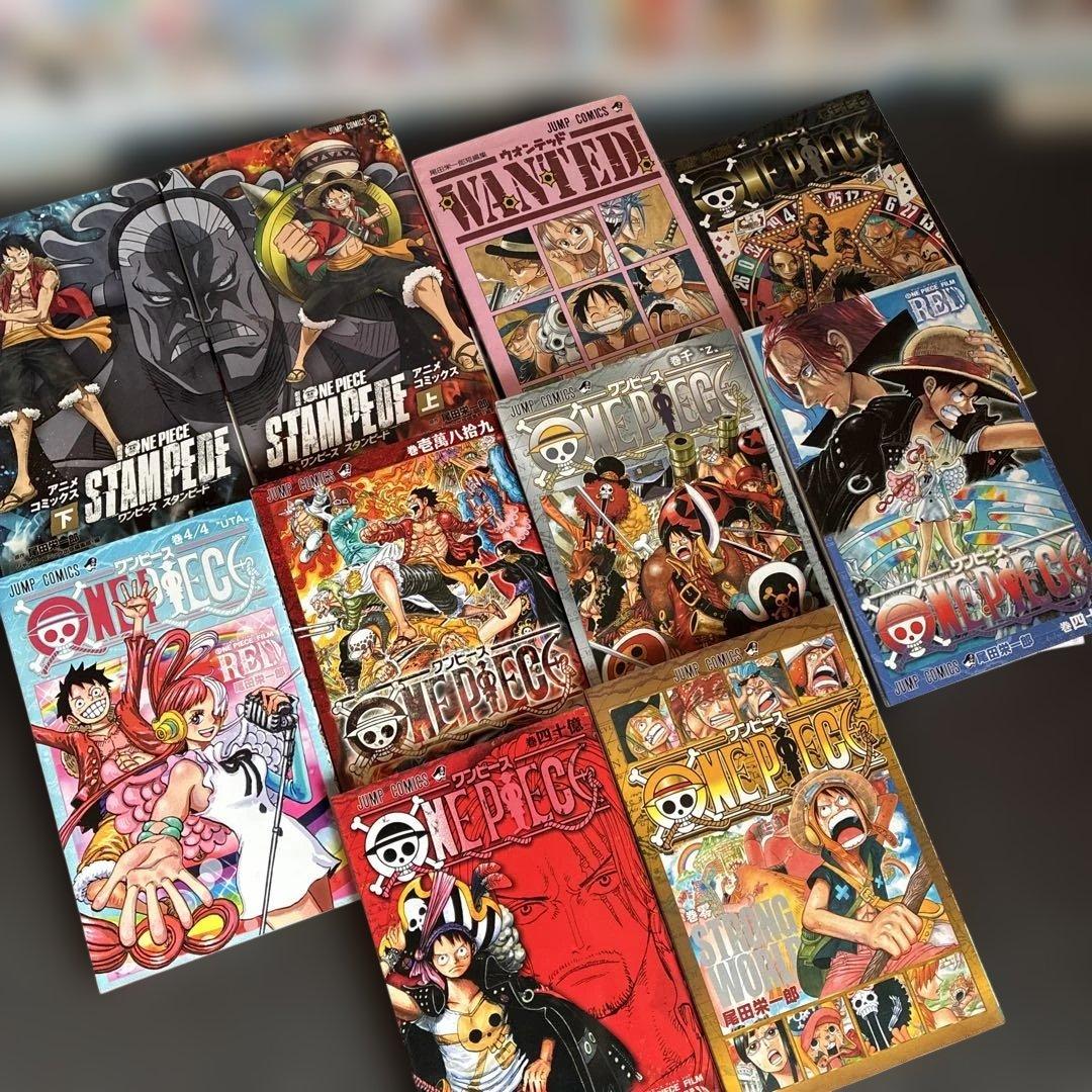 ONE PIECE 全巻セット １巻〜１１４巻（最新刊）＋関連本 １０巻