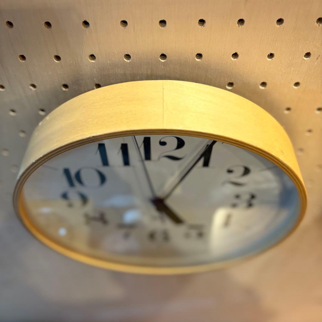 RIKI CLOCK M 壁掛け時計　電波時計 約25cm lemnos