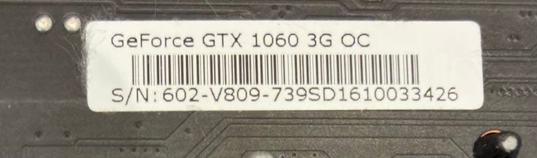グラフィックボード・グラボ・ビデオカード MSI GeForce GTX 1060 3G OC