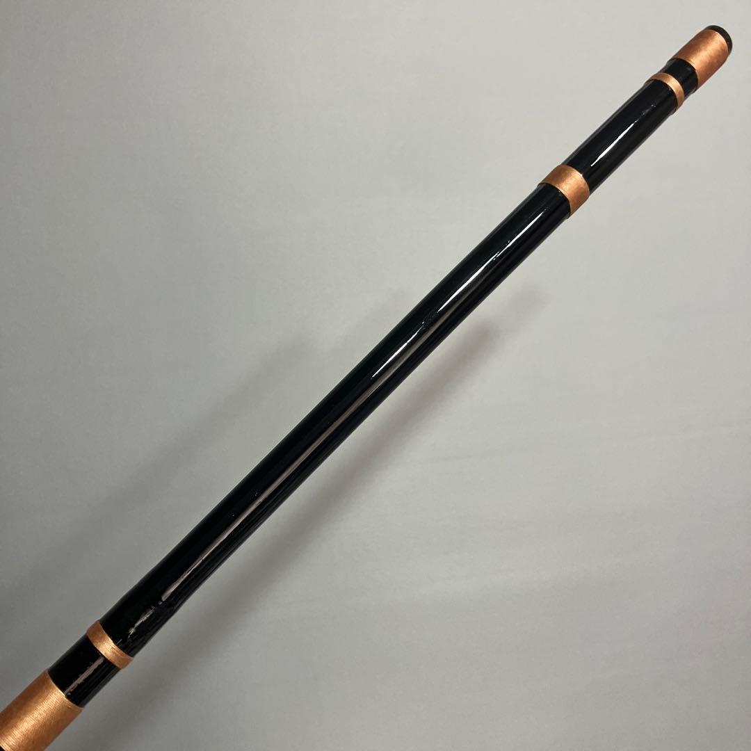 篠笛 五本調子A管　唄物　ドレミ調　天地糸巻　CMR5-52　西洋音階 黒塗