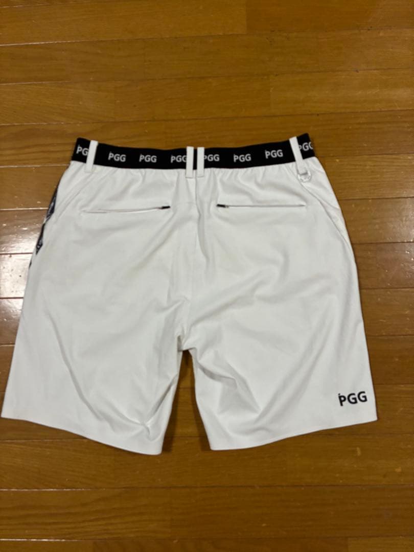 PGG ホワイト ゴルフパンツ