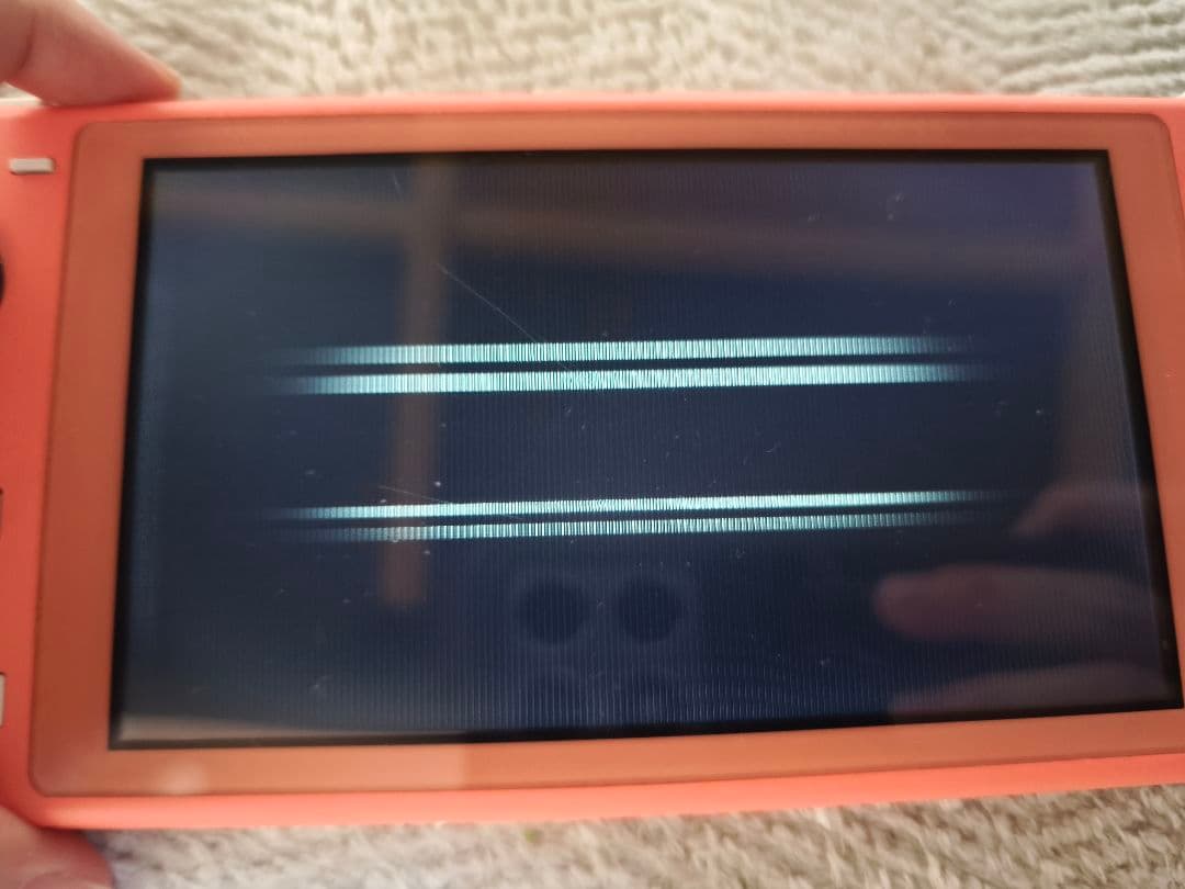 ジャンク Switchライト コーラルピンク 液晶不良