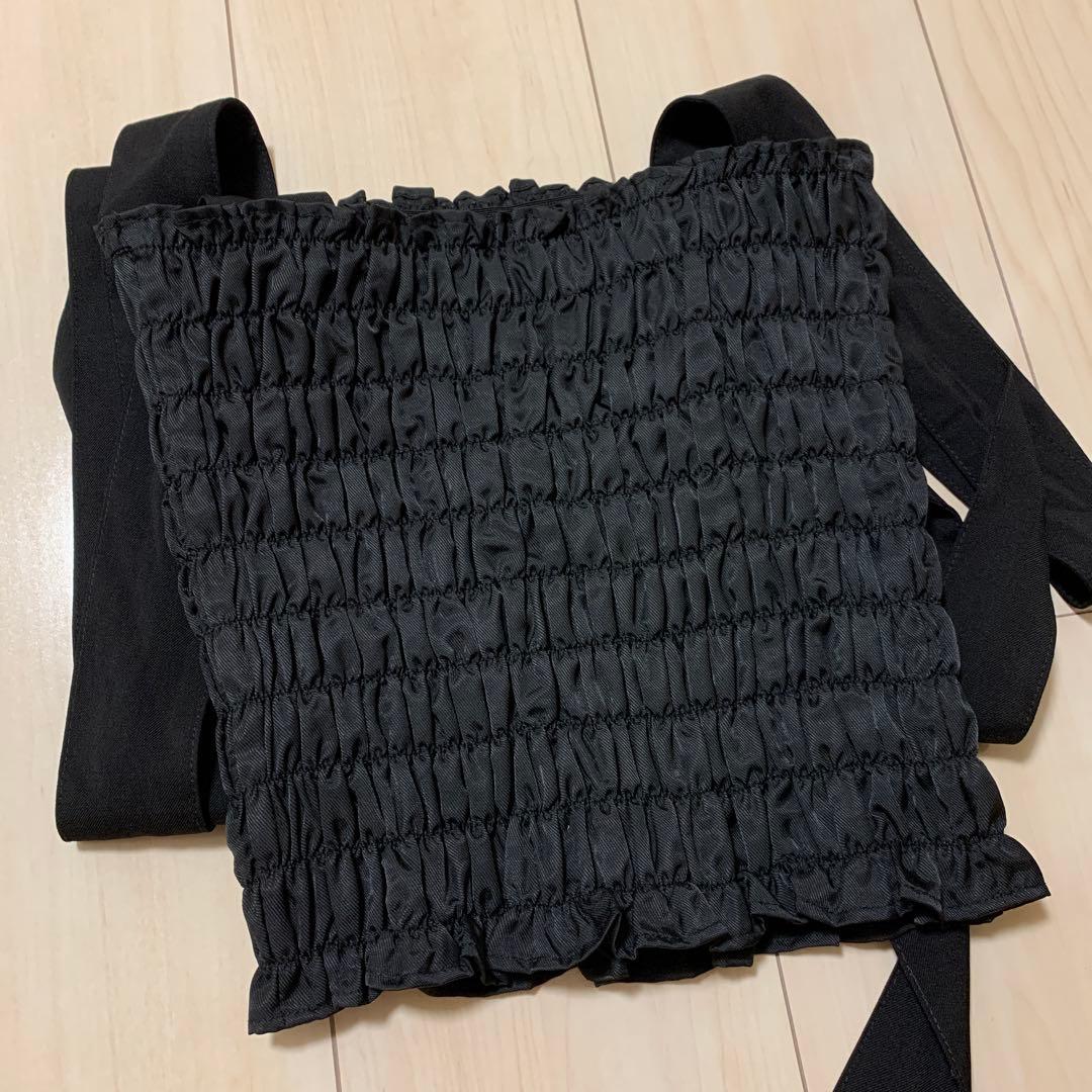 トップス andmary May shirring tops black
