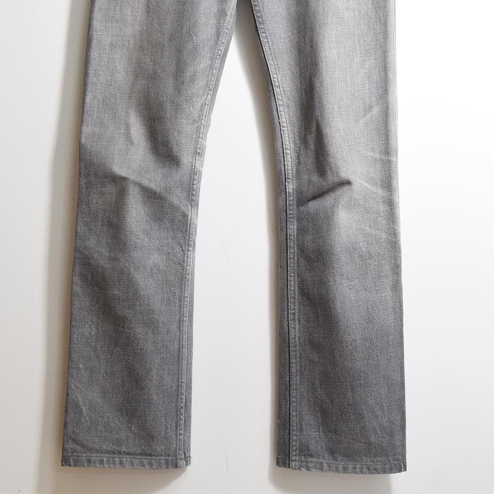本人期 90s HELMUT LANG デニムパンツ グレー 25 イタリア製