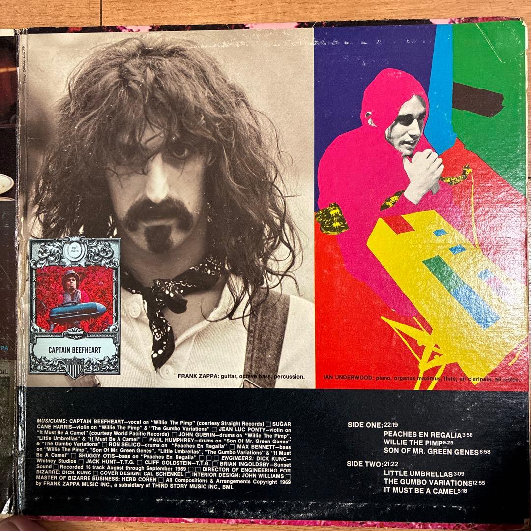 フランクザッパ 名盤 レコード ホットラッツ USオリジナル盤