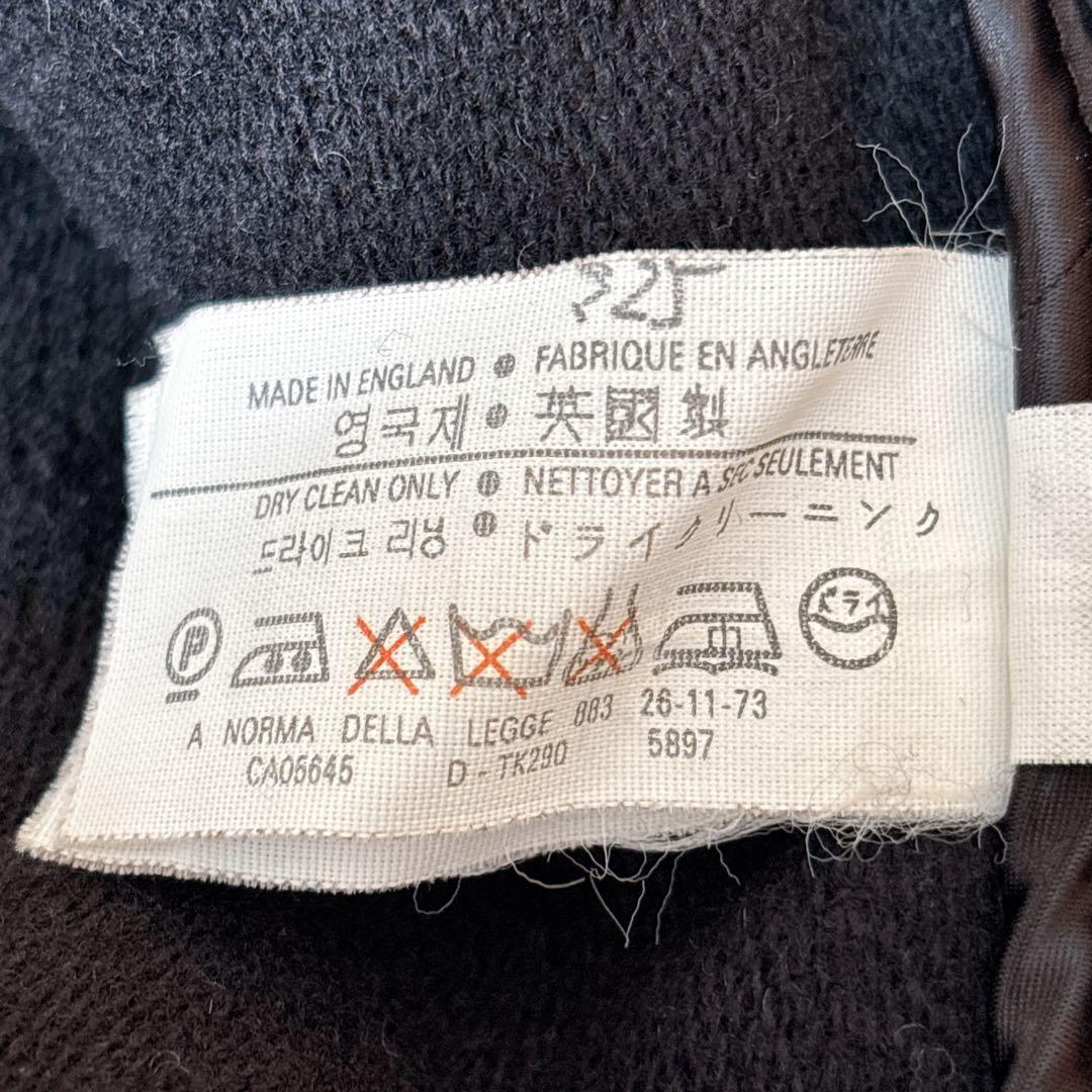 最上位モデル　90s グローバーオール ヘリンボーン ダッフルコート　黒