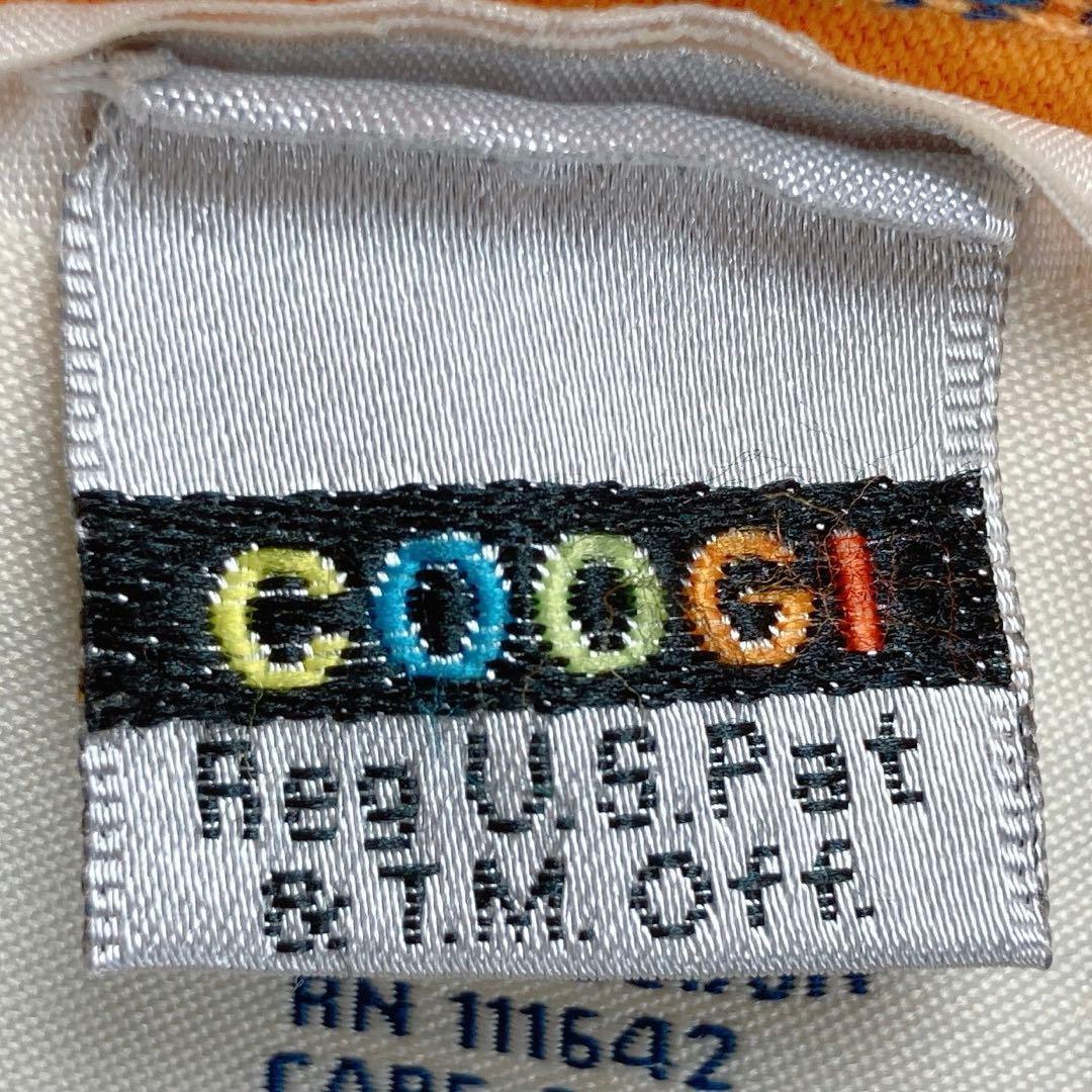 【COOGI】クージー☆半袖Tシャツ☆XL☆橙☆オレンジ☆刺繍ロゴ
