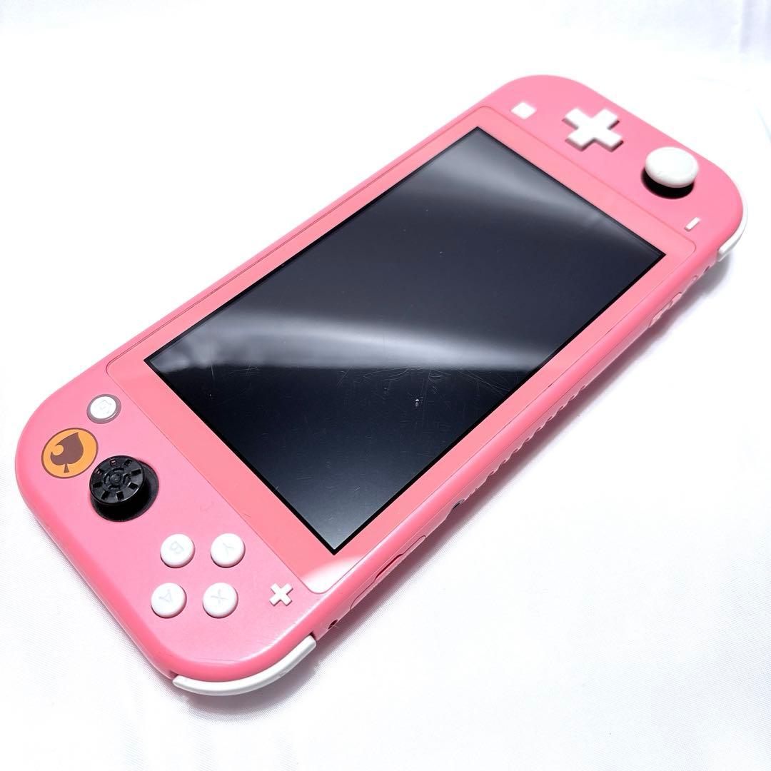 Nintendo switch Lite 本体 ピンク あつ森 しずえ アロハ柄