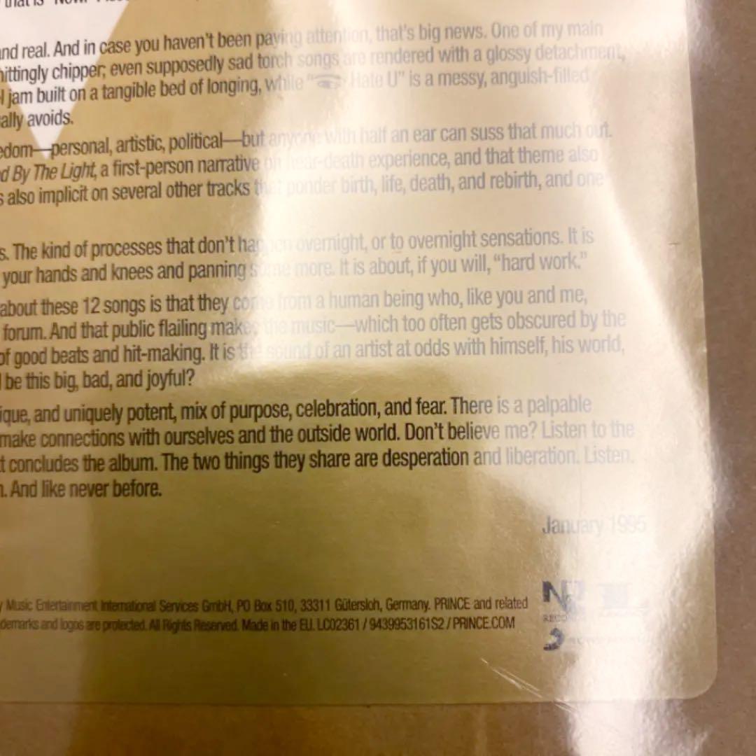PRINCE プリンス The Gold Experience レコード LP
