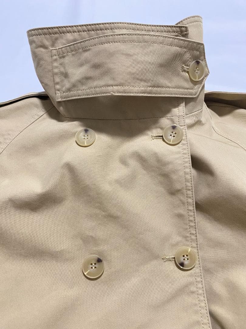 新品 ZARA ショート丈ハイネックトレンチコートZW COLLECTION M