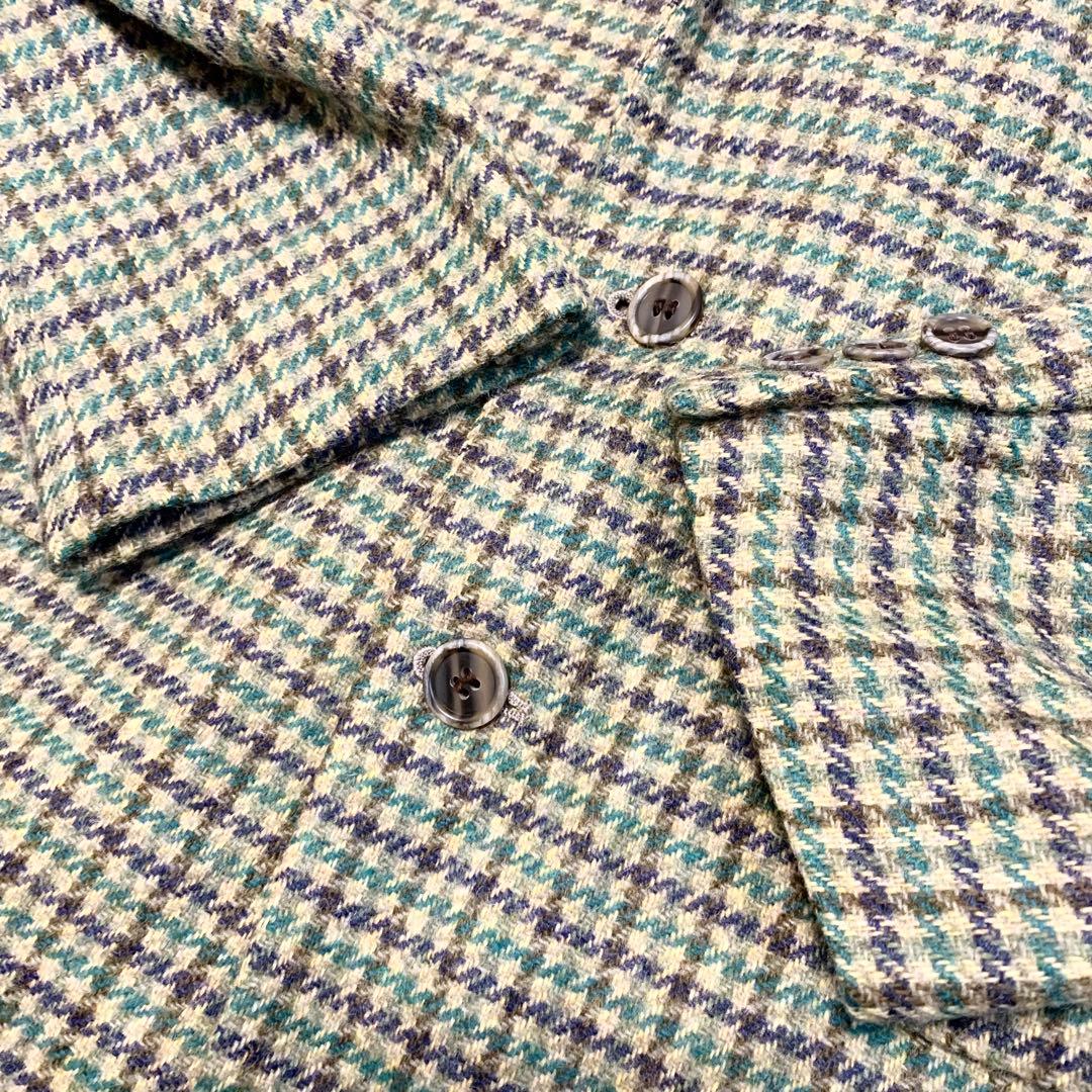 【希少】PaulSmith テーラードジャケット　グレンチェック　千鳥格子　L