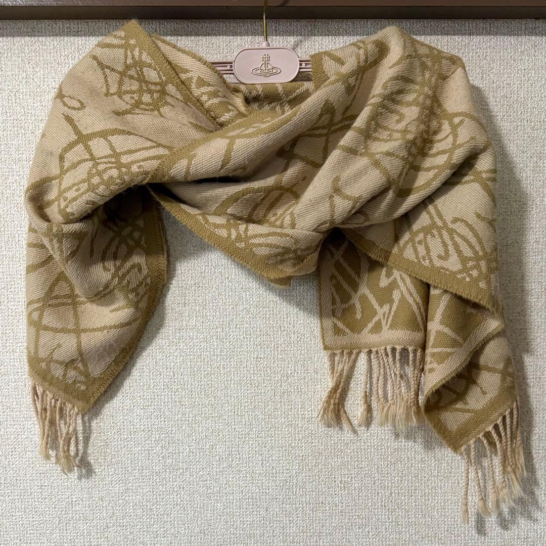 イタリア製良品VivienneWestwood 総オーブ/ストール/マフラー